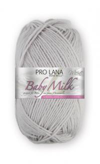 BABY MILK
70% Wolle.30% Polylactid,25g ca.100m,N 3.0-3.5,10cm=30M/38R